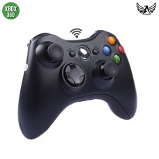 Controle para Xbox 360 Joystick sem Fio Altomex Alto-6560W - Preto